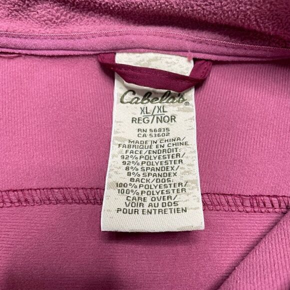 Cabelas Jacket Womens Size XL Reg Full Zip Mock Neck Fleece Lined Waterproof - Picture 3 of 10